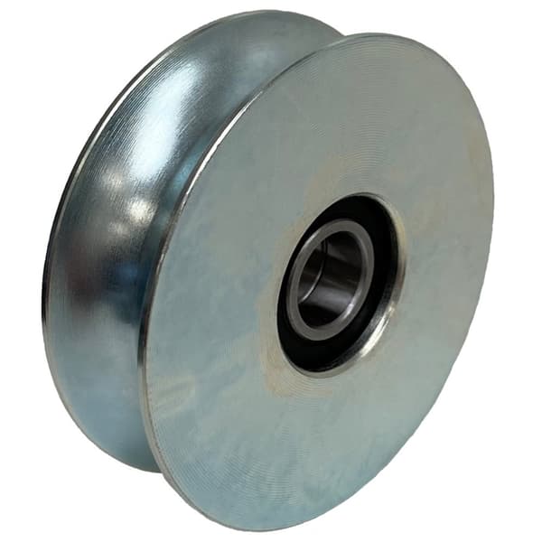 80 mm hjul med runde riller og 2 kuglelejer