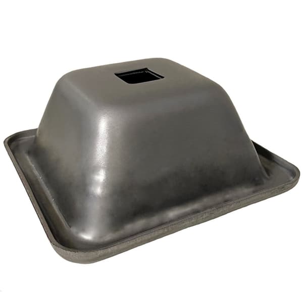 Pallefødder af blødt stål 127 mm x 127 mm x 54 mm høje 2190 kg pr. fod (sæt med 4)