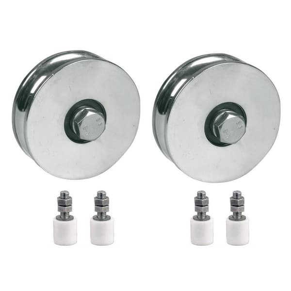 120 mm R-rillehjul med 2 BB x2 & 40x60 Gate guide X4