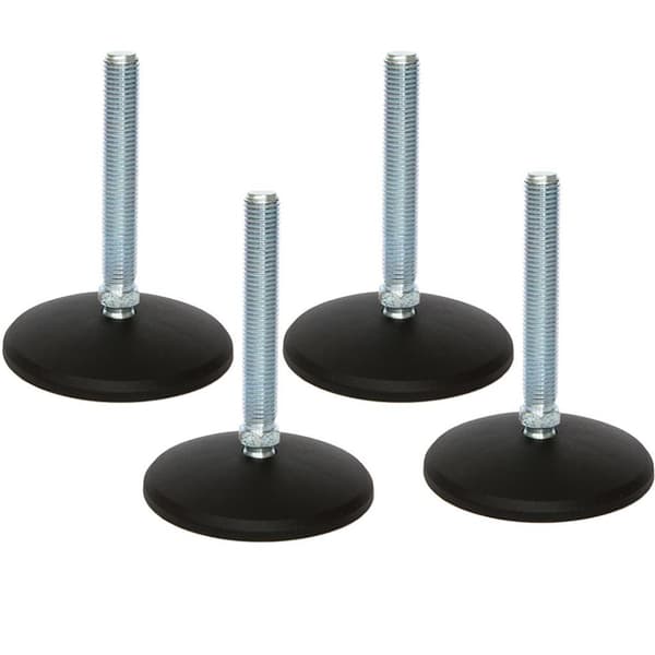 M10x90 Sinkitty tasoitusjalka 50mm muovijalka 470kg - 42 kpl:n sarja.