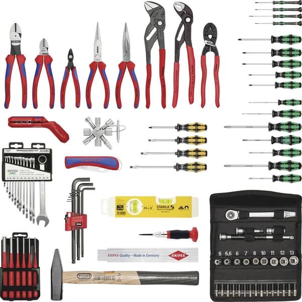 Knipex 00 21 37 M Hantverkare Verktygsväska med utrustning (B x H x D) 690 x 428 x 263 mm