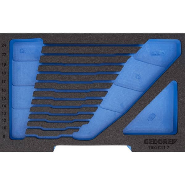Gedore 2835924 EI-1100 CT1-7 Skumgummiinlägg (L x B) 230 mm x 157.5 mm