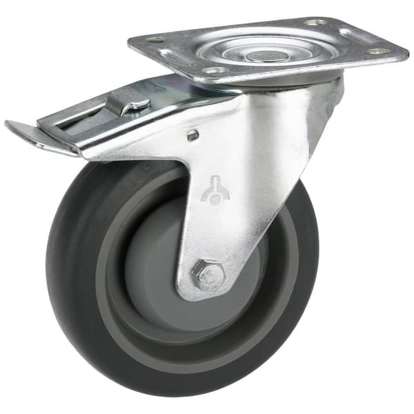 dörner + helmer 716565F 716565F Rullhjul Hjuldiameter: 100 mm Bärförmåga (max. ): 150 kg 1 st