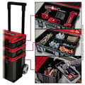 Miniatyrbild 3 av 4: Einhell E-Case Tower 4540015 Transportväska Plast Svart, Röd (L x B x H) 430 x 400 x 675 mm