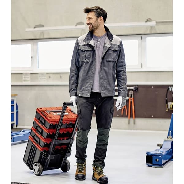 Einhell E-Case Tower 4540015 Transportväska Plast Svart, Röd (L x B x H) 430 x 400 x 675 mm