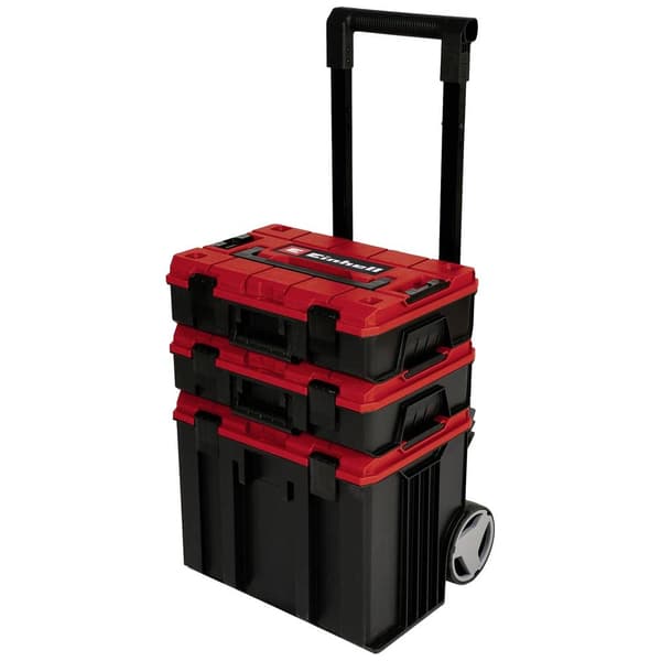 Einhell E-Case Tower 4540015 Transportväska Plast Svart, Röd (L x B x H) 430 x 400 x 675 mm