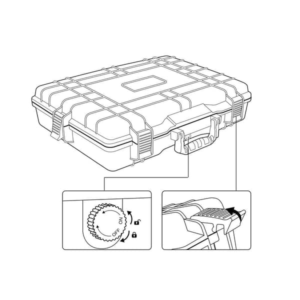 TOOLCRAFT TO-7859277 Universal Utomhusväska 1 st (L x B x H) 549 x 438 x 124 mm