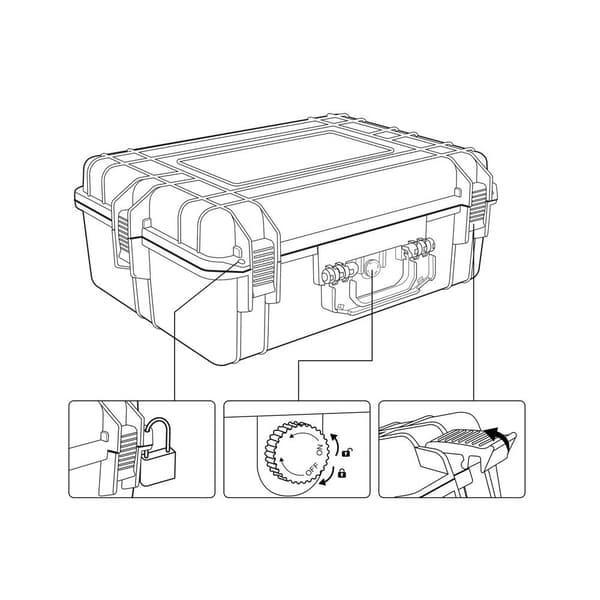 TOOLCRAFT TO-7859280 Universal Utomhusväska 1 st (L x B x H) 569 x 425 x 215 mm