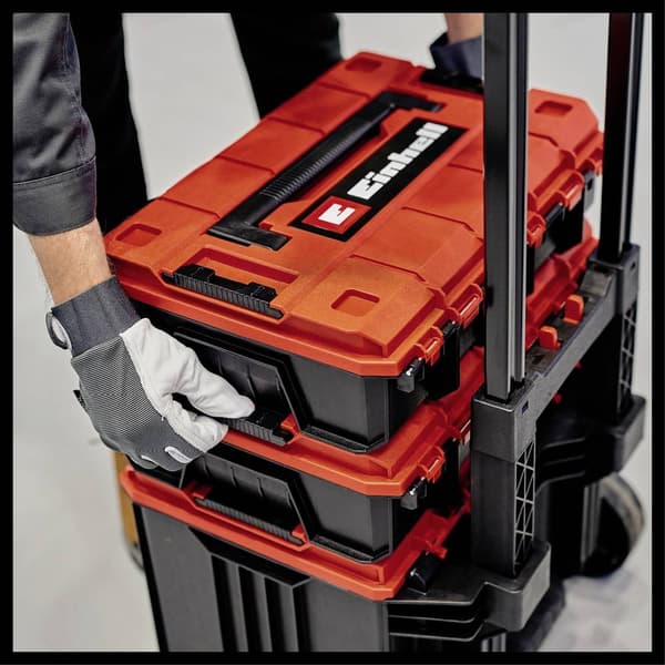 Einhell E-Case L with wheels 4540014 Transportvagn Plast Svart, Röd (L x B x H) 444 x 330 x 131 mm