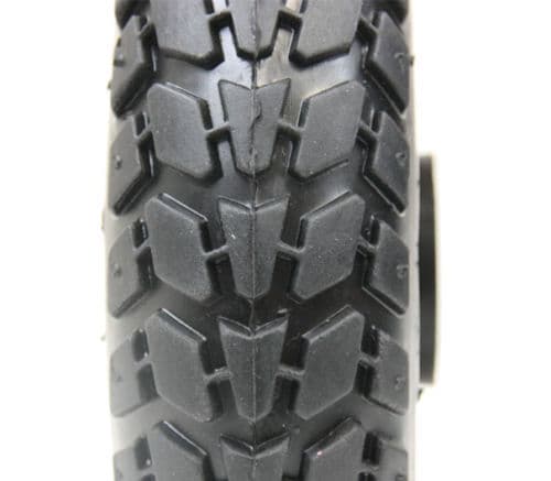 Sæt med 4 - 200x50 4ply Pneumatisk plastfælg 20x59mm rulleleje 100kg