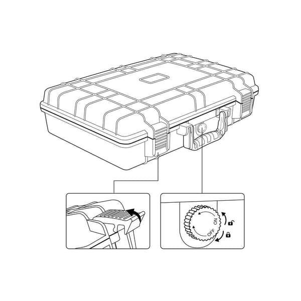 TOOLCRAFT TO-7859274 Universal Utomhusväska 1 st (L x B x H) 504 x 354 x 119 mm