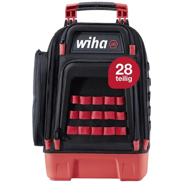 Wiha 45528 Elektriker Verktygsryggsäck bestyckad 27 delar (L x B x H) 385 x 260 x 530 mm