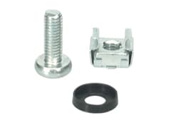 CAGE NUTS SET - 50 X M6/ZINC-COATED - VE 50