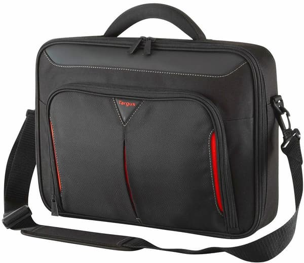 Targus | Classic | Fits up to size 14 " | Messenger - Briefcase | Black/Red | Shoulder strap