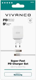 Miniatyrbillede 5 af 5: Vivanco charger USB-C - USB-C 45W 1m (62400)