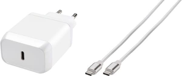 Vivanco charger USB-C - USB-C 45W 1m (62400) Hvid