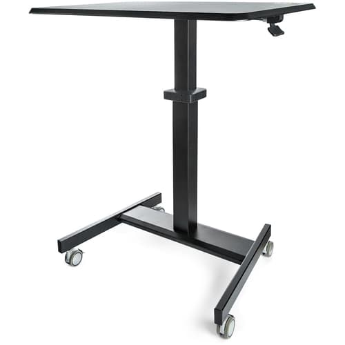 MOBILE STANDING DESK -PORTABLE/SIT STAND ERGONOMIC ROLLING CART