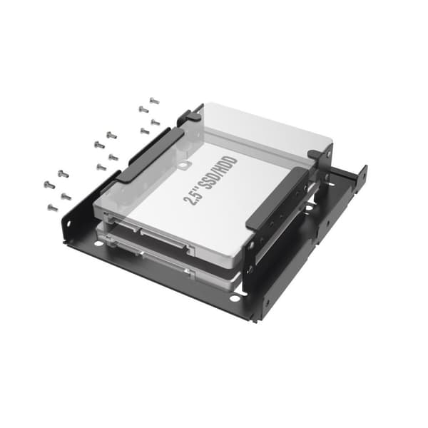 Hama Mounting Frame for 2 x 2.5" SSD and HDD Hard Disks in a 3.5" Bay