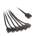 Miniatyrbillede 3 af 3: Kolink cable splitter 1-6 3-pin 5V, ARGB Accessories