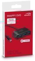 Miniatyrbild 2 av 3: Speedlink USB hub Snappy Evo USB-C 4-port (SL-140202)