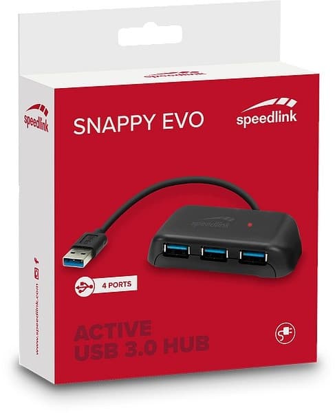 Speedlink USB hub Snappy Evo 4-port (SL140106)
