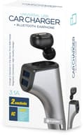 Miniatyrbilde 5 av 5: Platinet car charger 2xUSB 3,1A + Bluetooth earphone Duos (44639)