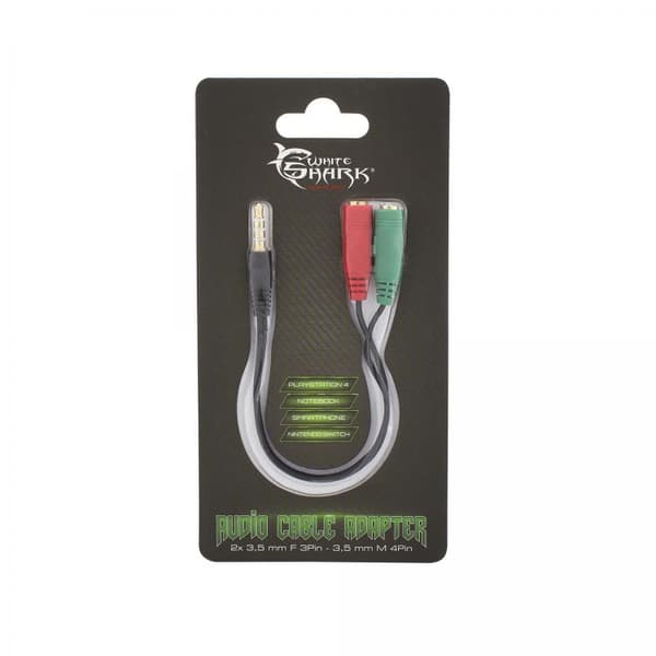 White Shark WS-354P-2X35 F. 3PIN - 3,5MM M. 4PIN 0,2M