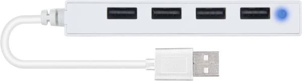 Speedlink USB hub Snappy Slim 4-port USB 2.0 Passive, white (SL-140000-WE)