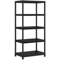 Miniatyrbild 1 av 3: Keter | Etagere Plus X/5, Etageres, Noir, 90 x 60 x 187 cm