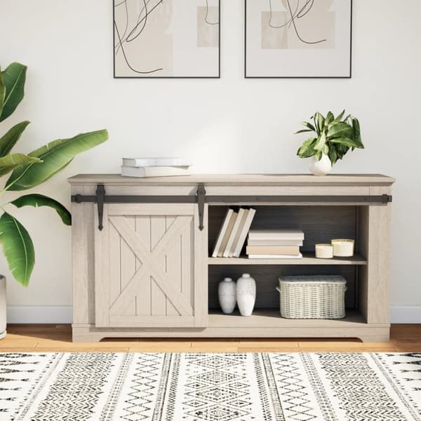 vidaXL Mini skyvedørsett for skap svart 122 cm karbonstål