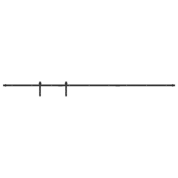 Skjutdörrsbeslag för skåp 244 cm kolstål