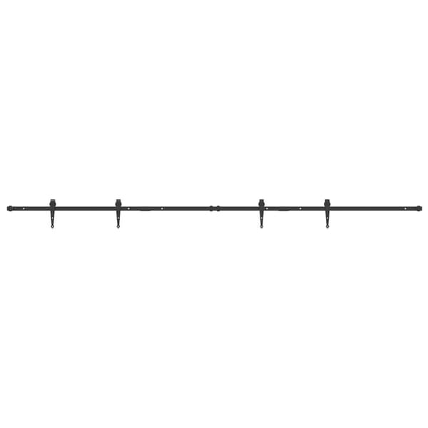 Skjutdörrsbeslag för skåp 244 cm kolstål