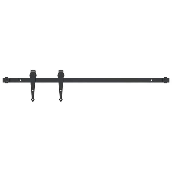 Skjutdörrsbeslag för skåp 91 cm kolstål