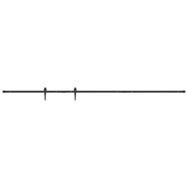 Skjutdörrsbeslag för skåp 244 cm kolstål