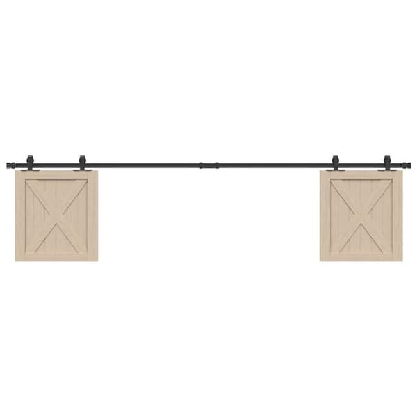 Skjutdörrsbeslag för skåp 213 cm kolstål