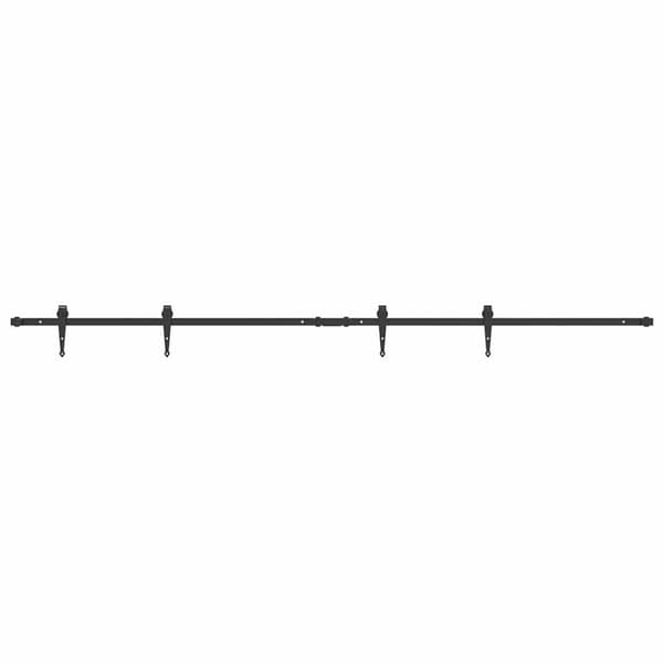Skjutdörrsbeslag för skåp 213 cm kolstål