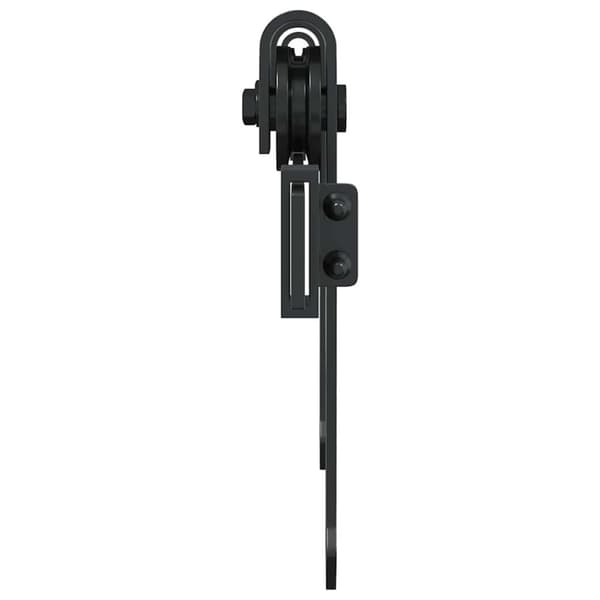 vidaXL Skyvedørsett for skap 122 cm karbonstål