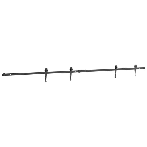 vidaXL Skyvedørsett for skap 213 cm karbonstål