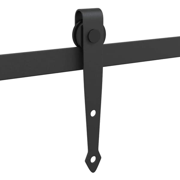vidaXL Skyvedørsett for skap 213 cm karbonstål
