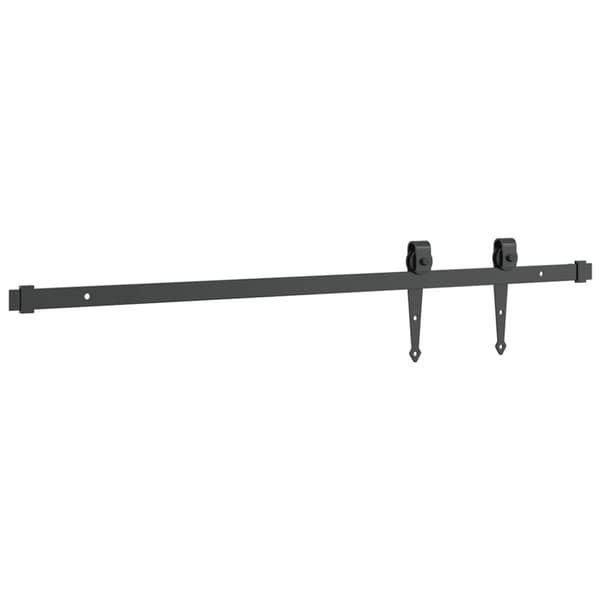 vidaXL Skyvedørsett for skap 91 cm karbonstål