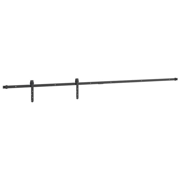 vidaXL Skjutdörrsbeslag för skåp 213 cm kolstål