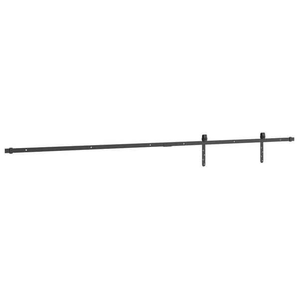 vidaXL Skjutdörrsbeslag för skåp 213 cm kolstål