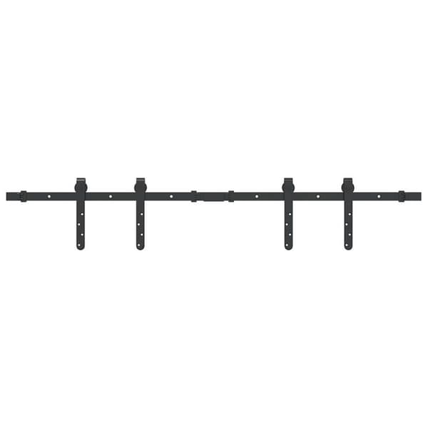 vidaXL Skjutdörrsbeslag 122 cm kolstål