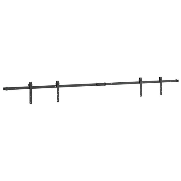 vidaXL Skyvedørsett for skap 213 cm karbonstål