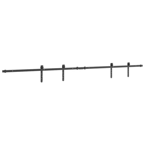 vidaXL Skyvedørsett for skap 213 cm karbonstål