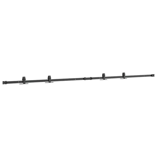 vidaXL Skjutdörrsbeslag för skåp 213 cm kolstål