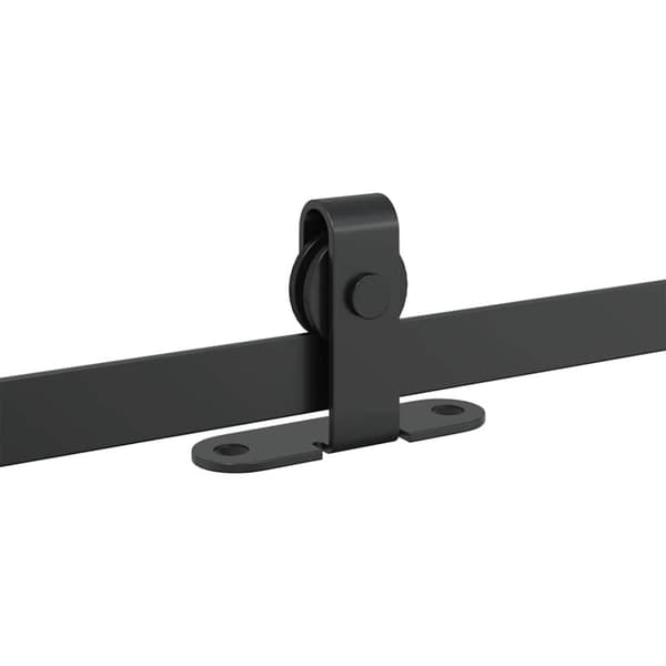 vidaXL Skjutdörrsbeslag för skåp 213 cm kolstål