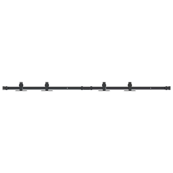 vidaXL Skyvedørsett for skap 152 cm karbonstål
