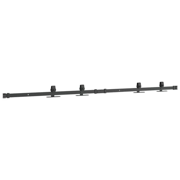 vidaXL Skyvedørsett for skap 152 cm karbonstål