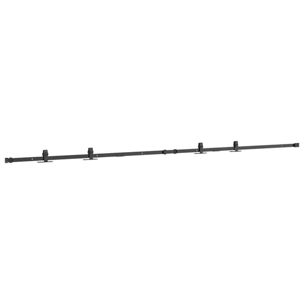vidaXL Skyvedørsett for skap 244 cm karbonstål